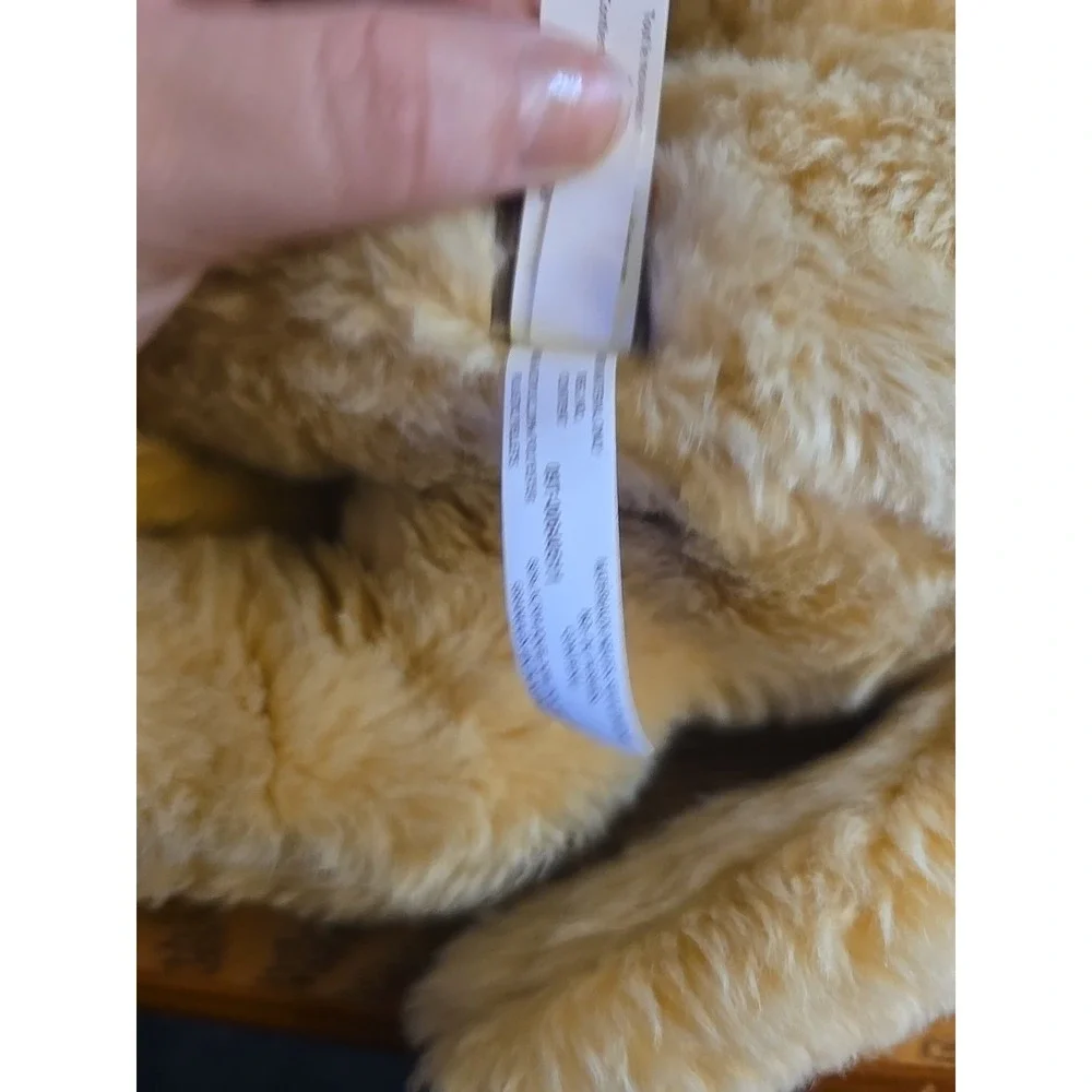 DEMDACO PLUSH REALISTIC GOLDEN RETRIEVER With‎ PUPPY DOG